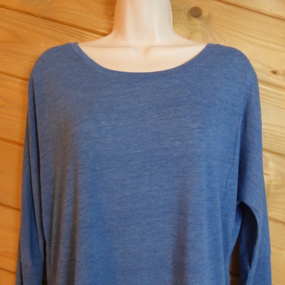 Alternative Blue Long Sleeve Tee Organic Cotton M - Picture 2 of 9